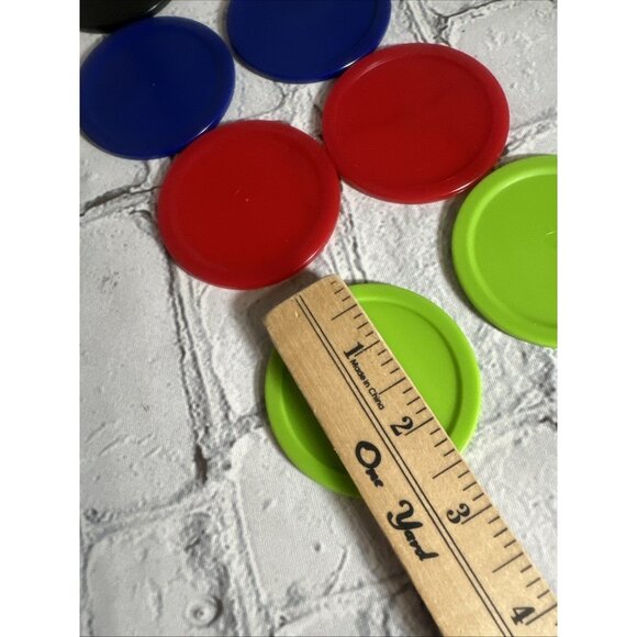 8 Pcs Air Hockey Pucks, 2.5 Inch Air Hockey Puck Set for Air Hockey Table Green - Picture 2 of 6